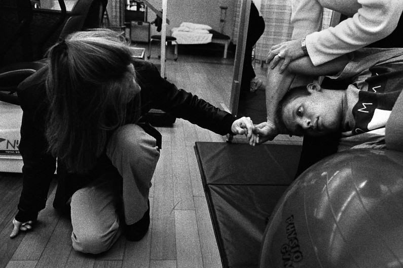 Jason made strides in therapy every week. ÒYou can see the fight in his eyes,Ó Brenda said.