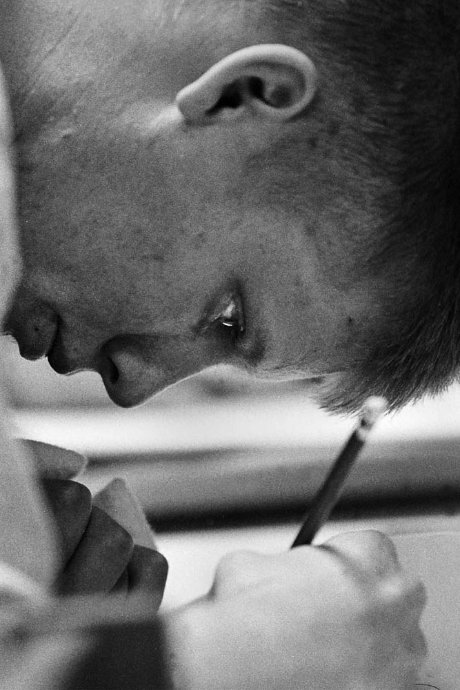 On most days, Jason finished both classwork and homework before the final bell.